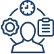 Project execution stage of work process 